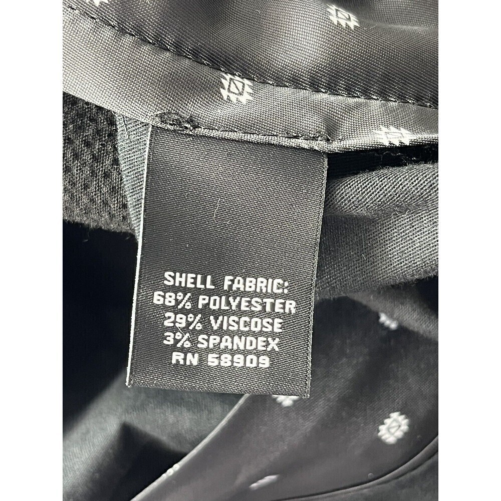 Murano Alex Fit Dress Pants Mens Sz 36x32 Viscose Blend Black ClassicCore - Picture 11 of 12